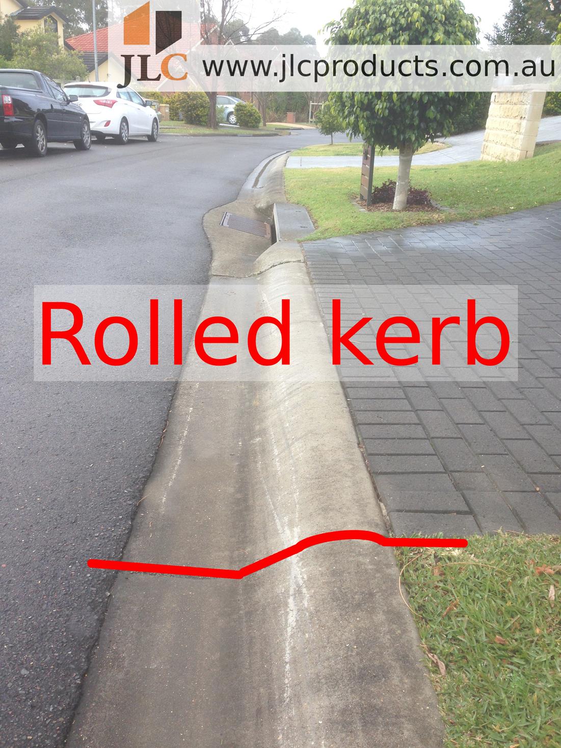 ramps for rolled kerbs